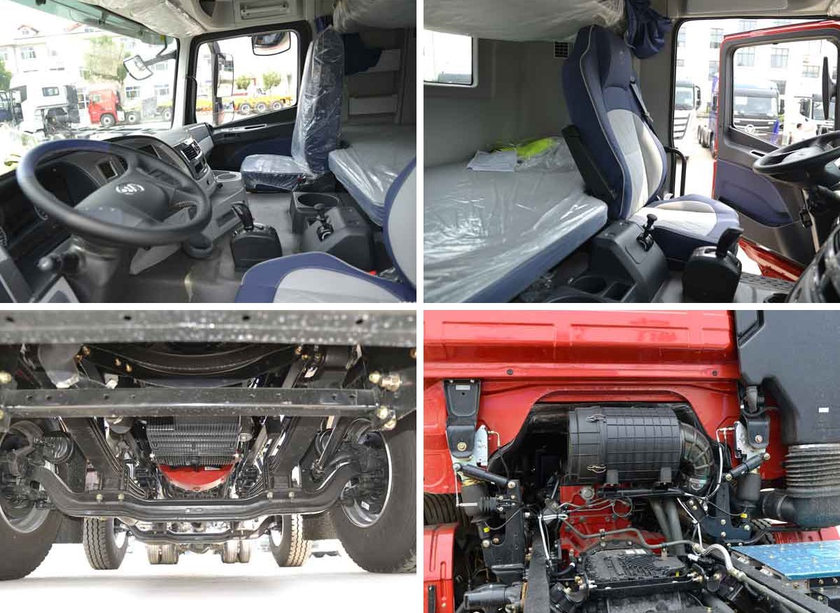 شاحنة بضائع Foton Auman EST 8X4 بطول 9.56 متر