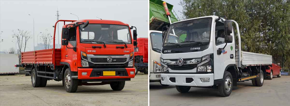 Dongfeng Kempt Star Cloud K7-L Comfort Edition 163HP 4.8m Half-row Cab Flatbed Truck