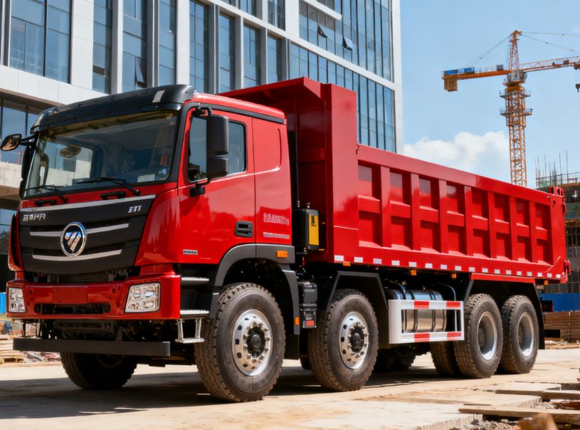 FOTON Auman GTL 8X4 Dump Truck Red