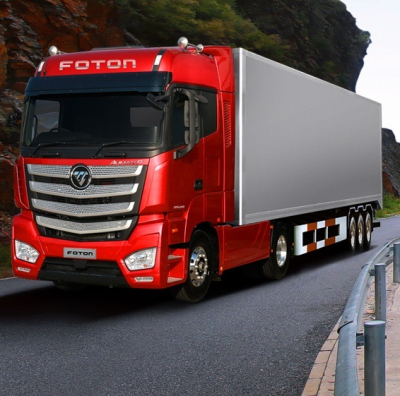 Foton AUMAN EST 4×2 صندوق شحن أحمر