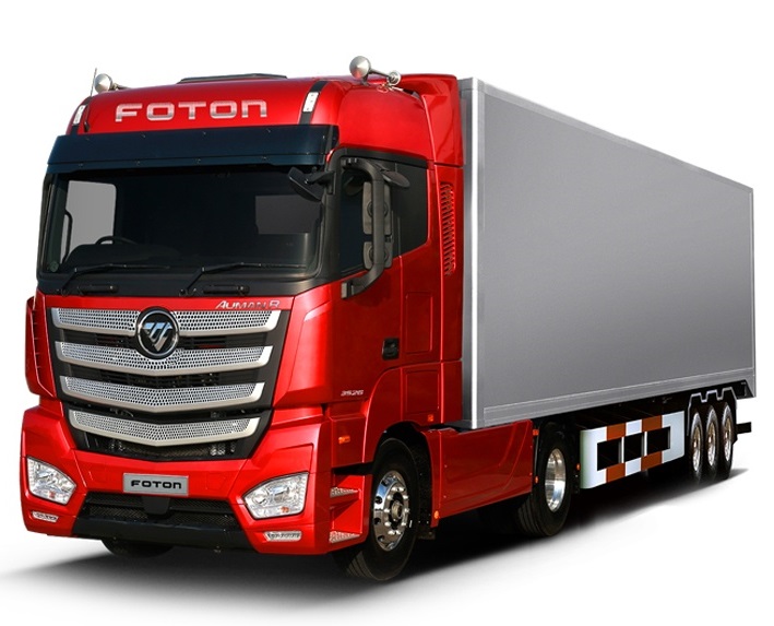 Foton AUMAN EST 4×2 صندوق شحن أحمر
