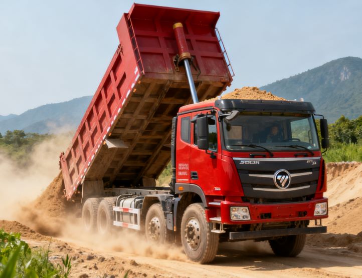 FOTON Auman GTL 8X4 Dump Truck Red