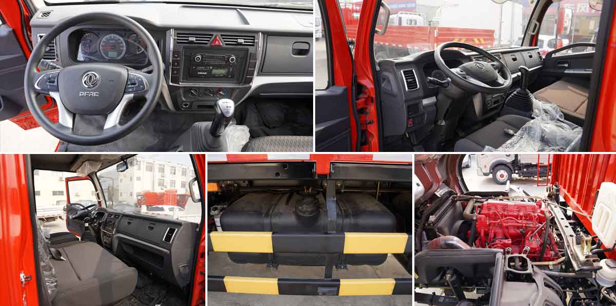 Dongfeng Kempt Star Cloud K7-L Comfort Edition 163HP 4.8m Half-row Cab Flatbed Truck