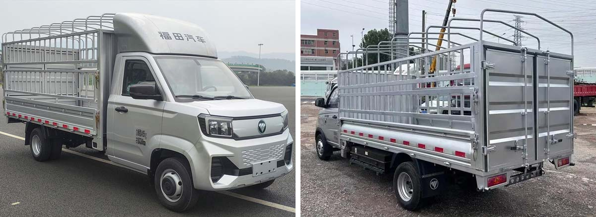Мини-грузовик Foton Xiangling V5 Pure Electric коробчатого типа