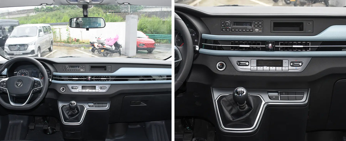 طراز Futian Tuoyaonuo X6 الديزل - تتوفر أوضاع جلوس 5/6/7/9 - شاحنة نقل البضائع