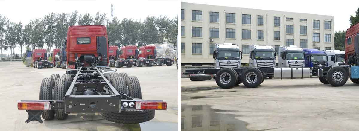 شاحنة بضائع Foton Auman EST 8X4 بطول 9.56 متر