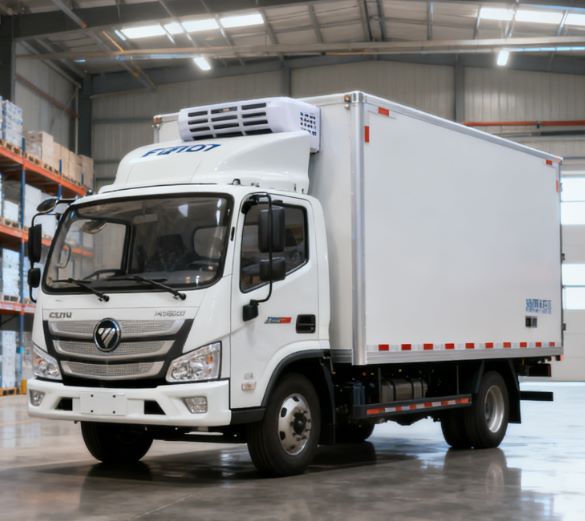 Truk Berpendingin Foton 5 Ton